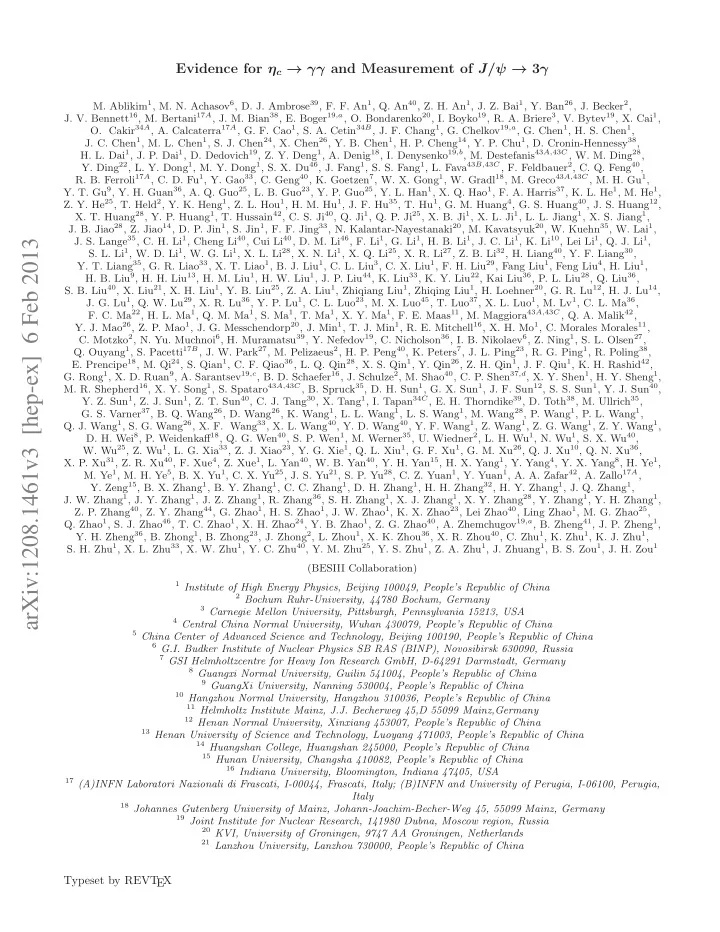 arxiv 1208 1461v3 hep ex 6 feb 2013