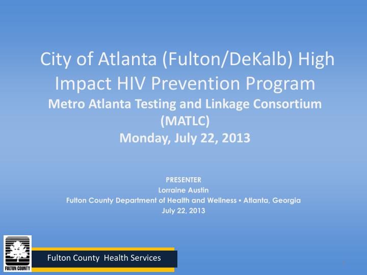impact hiv prevention program