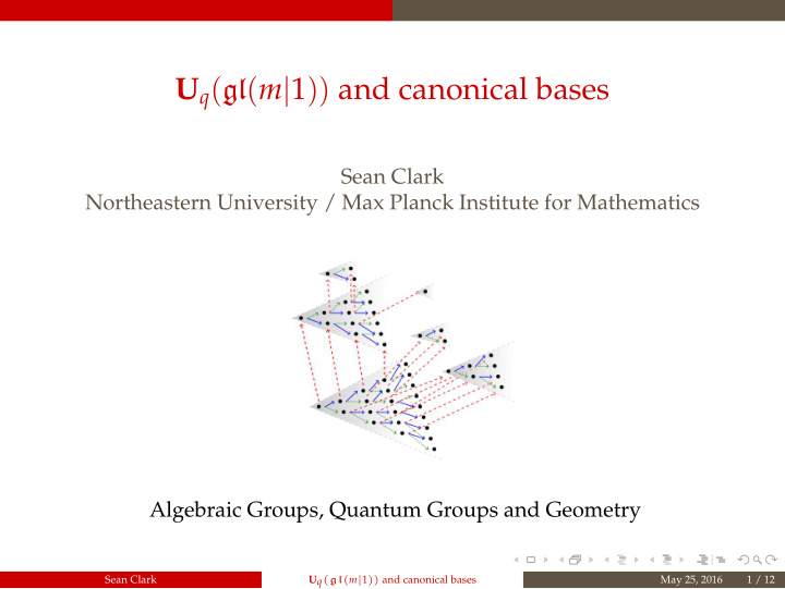 u q gl m 1 and canonical bases