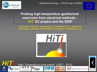 Structure and general approach of HiTI   Integrated industry and science cooperation to progress