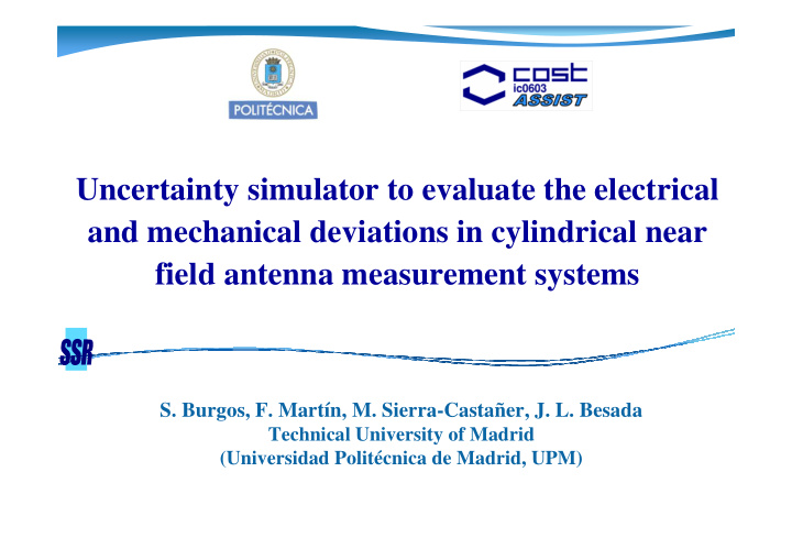uncertainty simulator to evaluate the electrical and