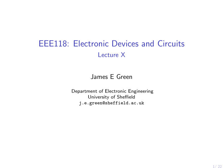 eee118 electronic devices and circuits