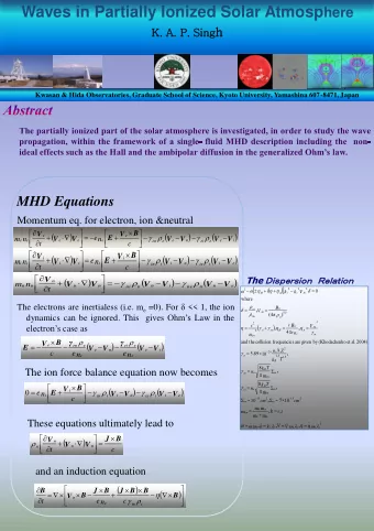 Mixed Modes: a more general case     p n  Including the compression term           and the