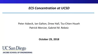 5 th Generation Wireless   Peter Asbeck, Ian Galton, Drew Hall, Tzu-Chien Hsueh  where is that