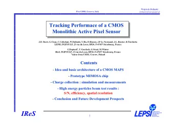 Physique des  Systmes    Instrumentaux  :RMFLHFK 'XOLQVNL  3L[HO