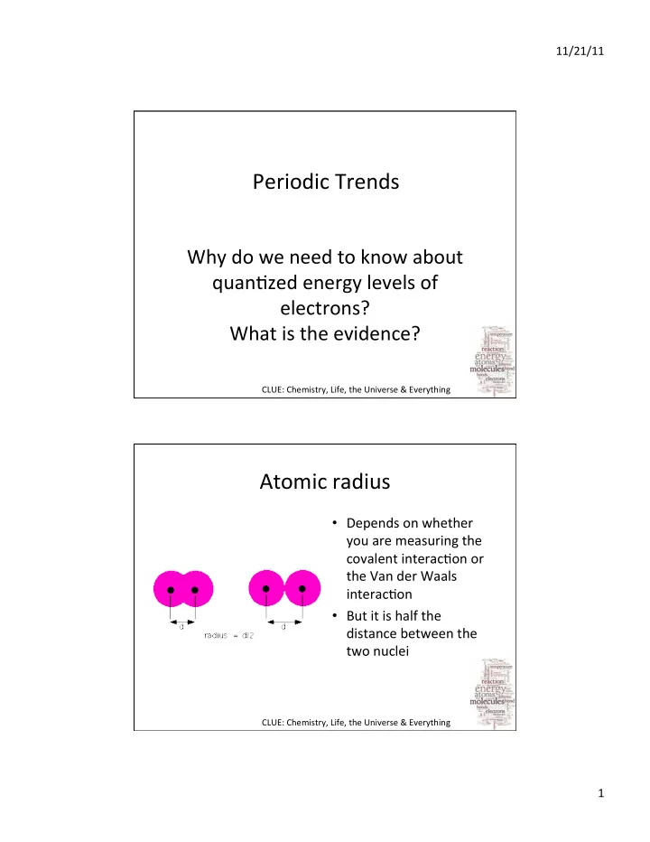 periodic trends