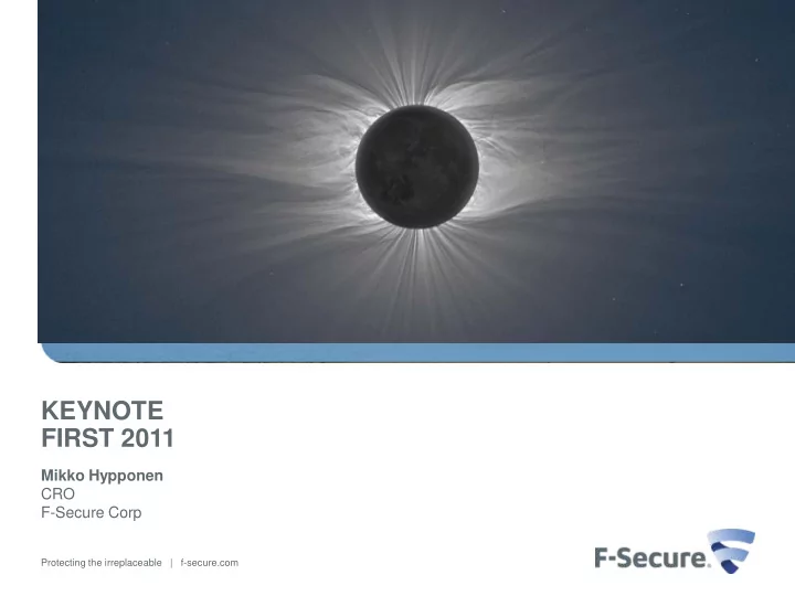 keynote first 2011
