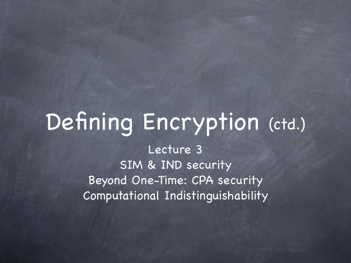 onetime encryption