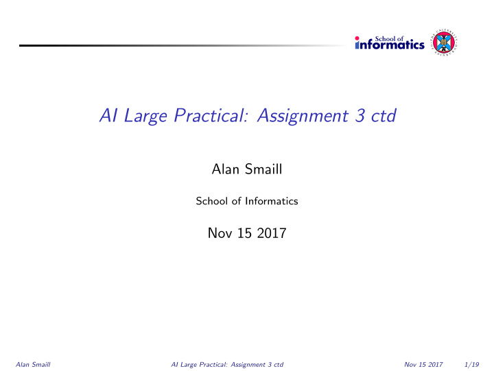 ai large practical assignment 3 ctd