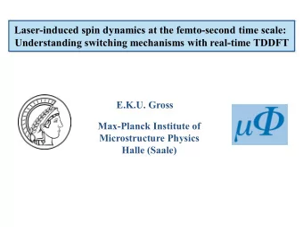 Laser-induced spin dynamics at the femto-second time scale:  Understanding switching mechanisms