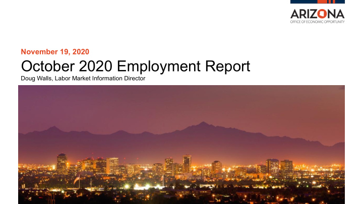 october 2020 employment report