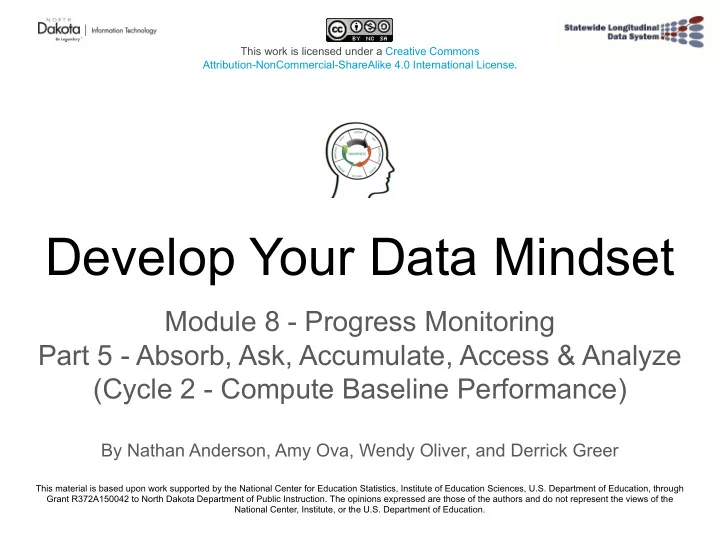 develop your data mindset