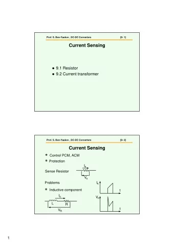 Losses  =  2  =  P  R  I  V  I  d  Rrms  Rrms  Rrms  S V R   For  a  reasonable  100  mV  at