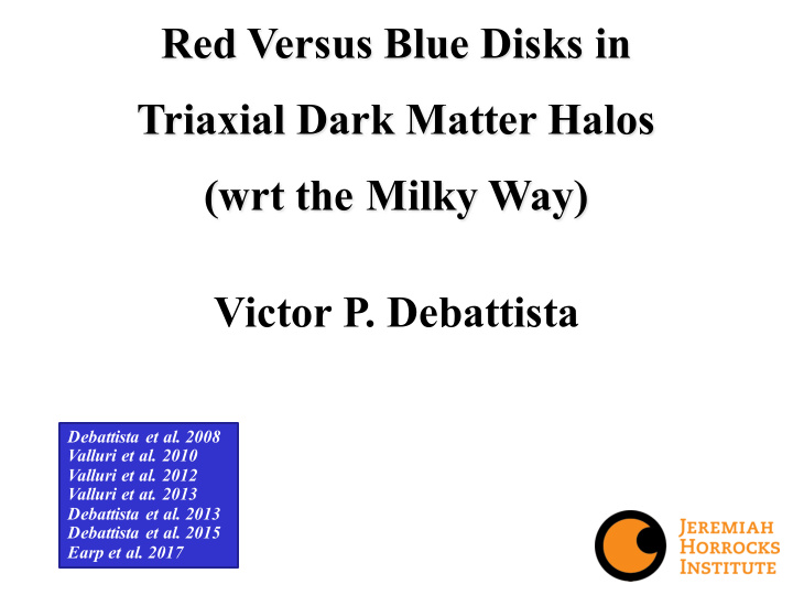 red versus blue disks in triaxial dark matter halos wrt