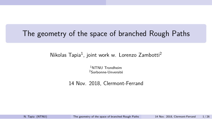 the geometry of the space of branched rough paths
