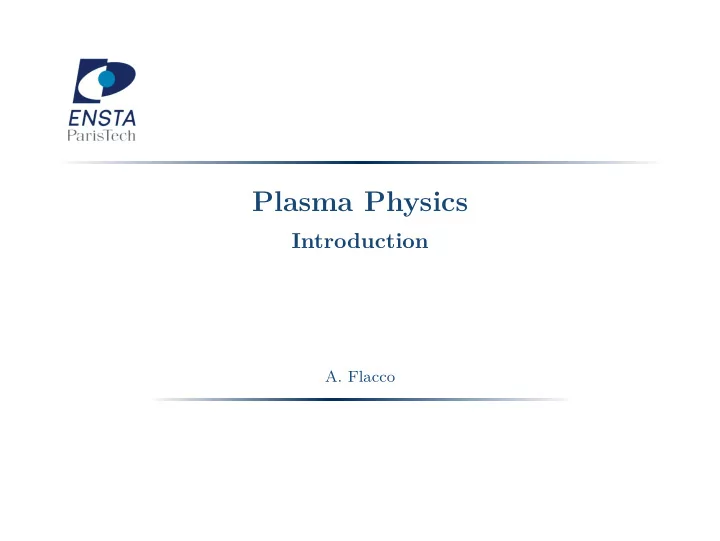 plasma physics