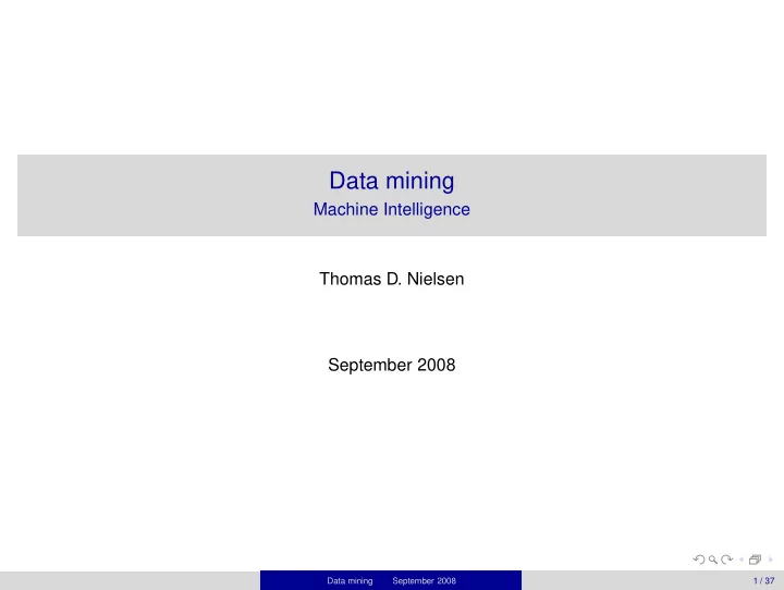 data mining