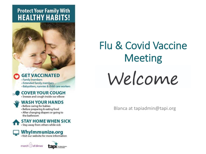 flu cov ovid vacci ccine me meeting
