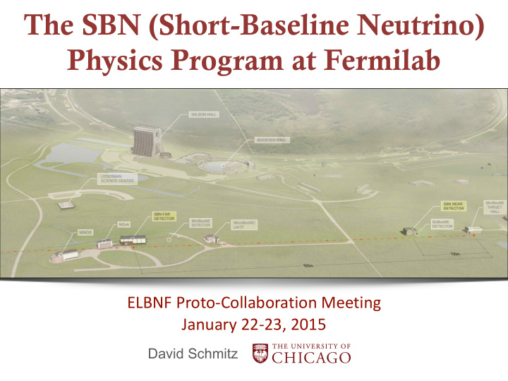 the sbn short baseline neutrino physics program at