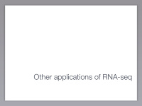 other applications of rna seq a non comprehensive list