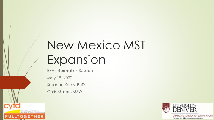 new mexico mst expansion