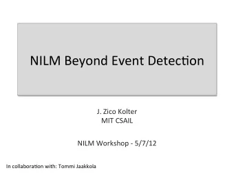 Origins    Figure  from  G.W.  Hart,  Nonintrusive  Applica1on  Load