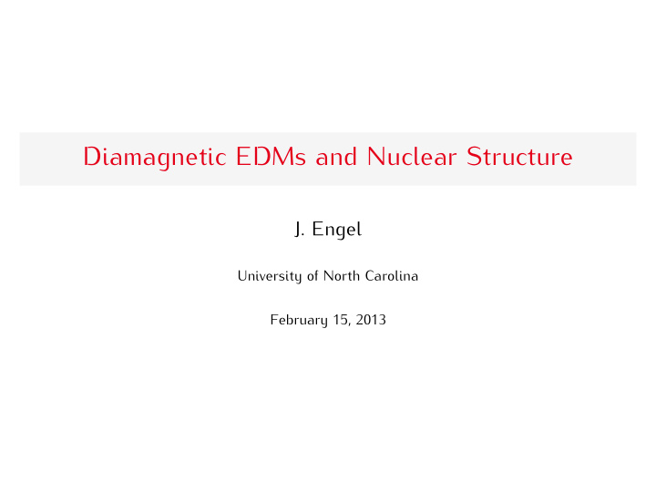 diamagnetic edms and nuclear structure