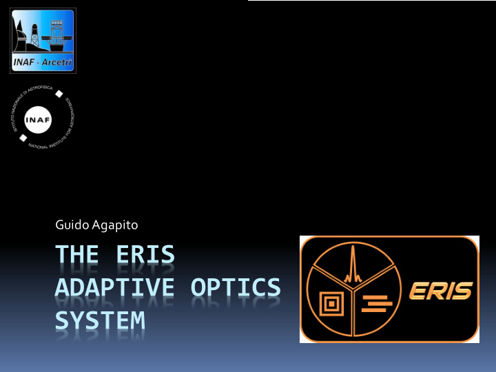 the eris adaptive optics system eris