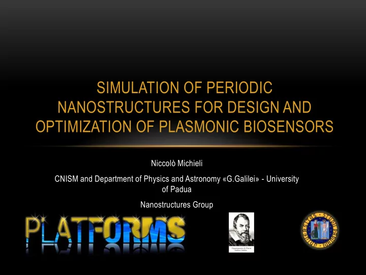 nanostructures for design and