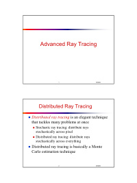 advanced ray tracing