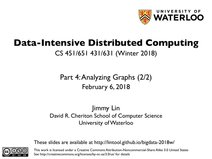 data intensive distributed computing