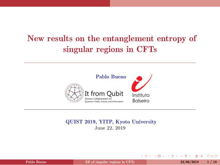 new results on the entanglement entropy of singular