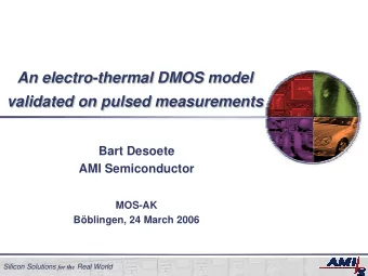An electro-thermal DMOS model  An electro-thermal DMOS model  validated on pulsed measurements