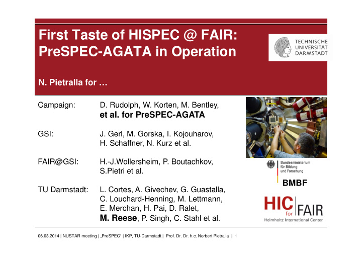 first taste of hispec fair prespec agata in operation