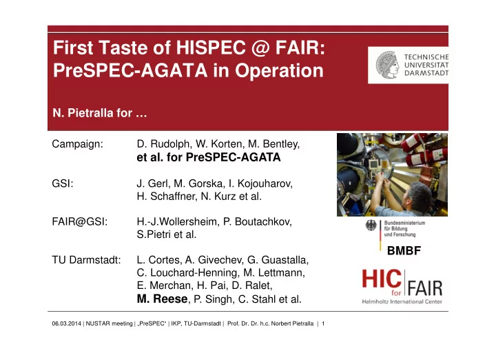 first taste of hispec fair prespec agata in operation