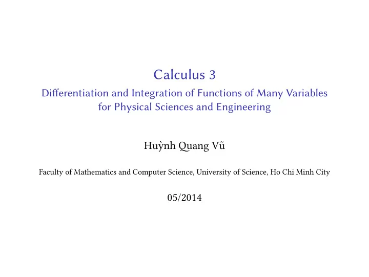 calculus 3