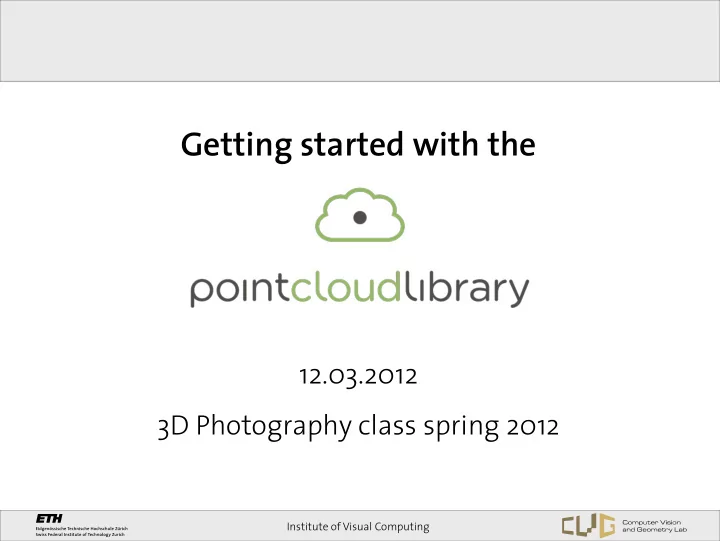 getting started with the