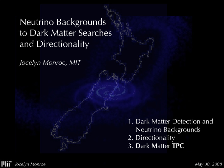 neutrino backgrounds to dark matter searches and