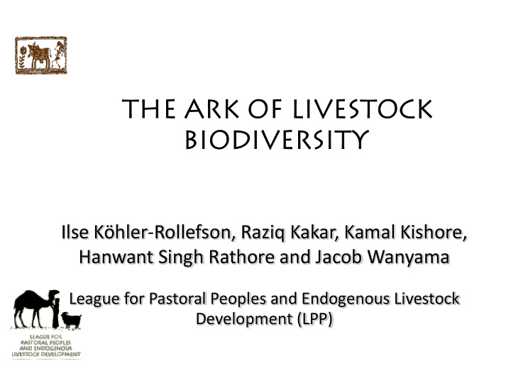 the ar ark of li f livestock stock