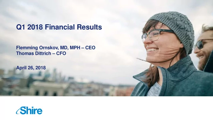 q1 2018 financial results