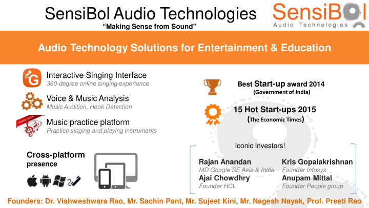 sensibol audio technologies
