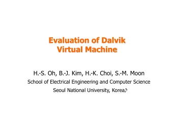 H.-S. Oh, B.-J. Kim, H.-K. Choi, S.-M. Moon  School of Electrical Engineering and Computer Science