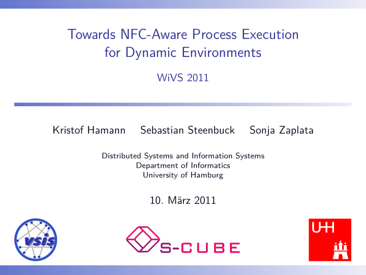 towards nfc aware process execution for dynamic