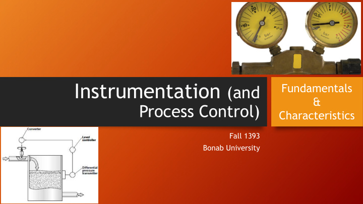 instrumentation course information
