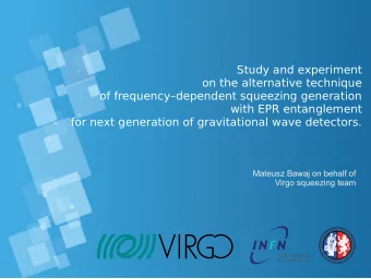 Study and experiment  on the alternative technique  of frequencydependent squeezing generation