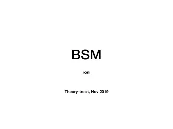 BSM  roni  Theory-treat, Nov 2019  Improved Limits on Millicharged Particles Using the ArgoNeuT