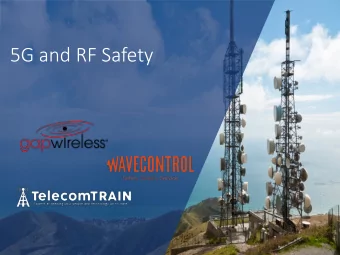 5G and RF Safety  Introduc  duction  Kevin Ramdas, Ph.D. TelecomTRAIN Director Humber College