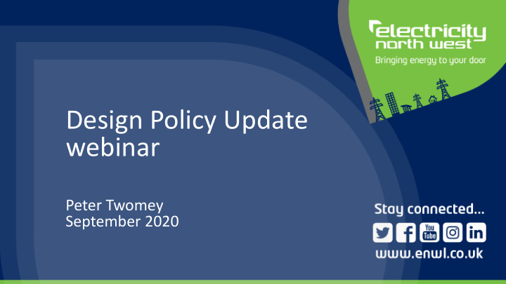 design policy update webinar
