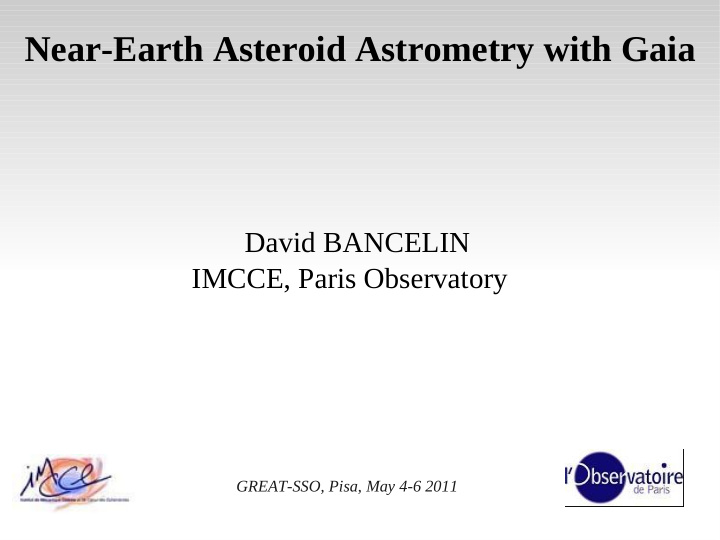 near earth asteroid astrometry with gaia