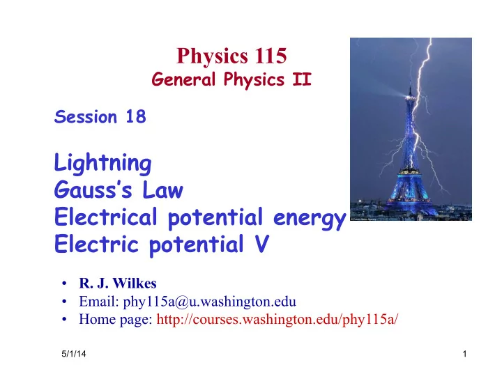physics 115
